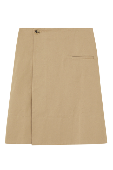 Wrap Midi Skirt